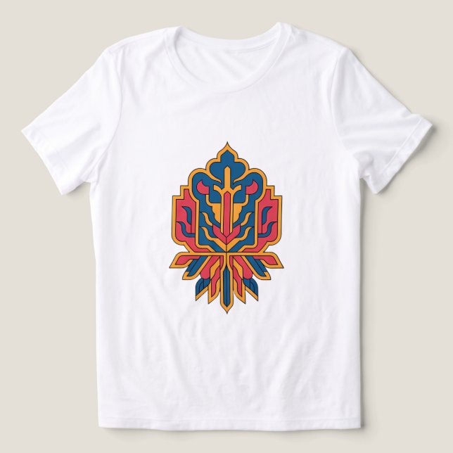 T-shirt En Tri-matière Persian Floral Carpet DesignT-Shirt (Design Recto)