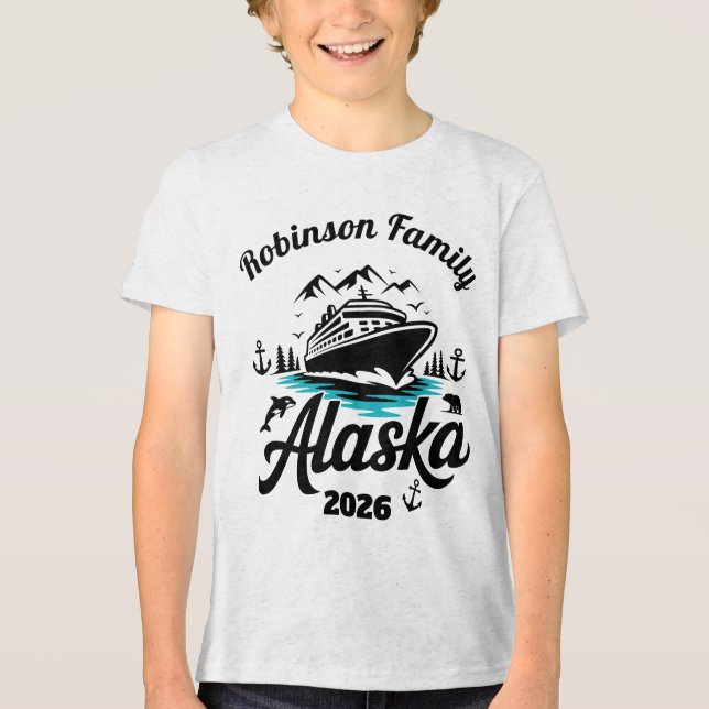 T-shirt En Tri-matière Personalized Alaska Cruise (Recto)
