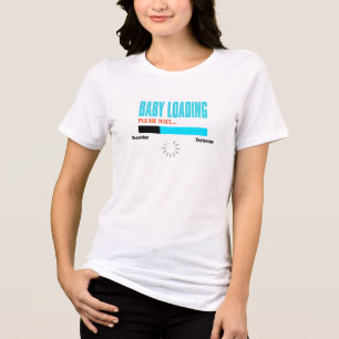 T-shirt En Tri-matière personnalisable baby boy chargement maternité conc