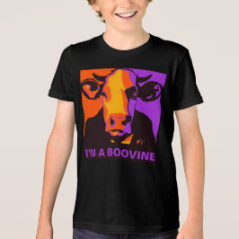 T-shirt En Tri-matière Personnalisable ! Halloween Boovine Pop Art Cow Ts