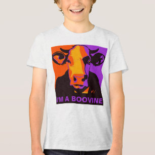 T-shirt En Tri-matière Personnalisable ! Halloween Boovine Pop Art Cow Ts