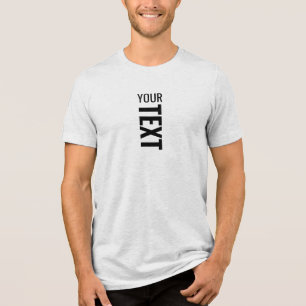 T-shirt En Tri-matière Personnalisé Élégant Modèle moderne Mens Blanc Fle