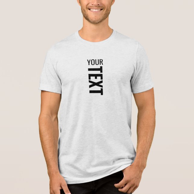 T-shirt En Tri-matière Personnalisé Élégant Modèle moderne Mens Blanc Fle (Recto)