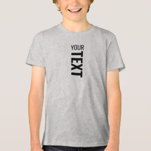 T-shirt En Tri-matière Personnalisé Jeunes Garçons Filles Unisex Athletic