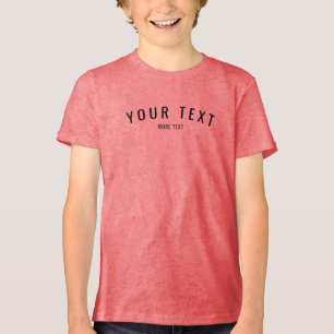 T-shirt En Tri-matière Personnalisé Modèle Moderne Enfants Garçons Tribre