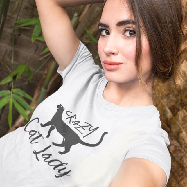 T-shirt En Tri-matière Personnalisé Populaire Crazy Cat Lady (Créateur téléchargé)