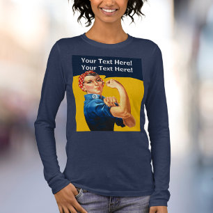 T-shirt En Tri-matière Personnalisé Rosie le Riveter Vintage