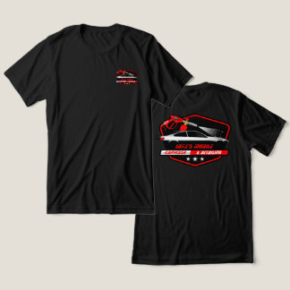 T-shirt En Tri-matière Personnaliser l'entreprise de lavage de voiture mo