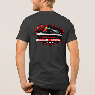 T-shirt En Tri-matière Personnaliser l'entreprise de lavage de voiture mo