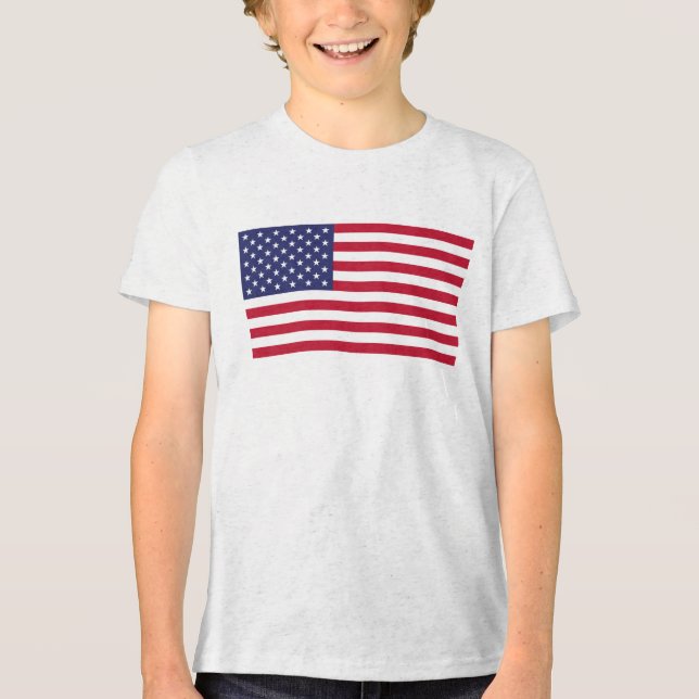 T-shirt En Tri-matière Personnalisez avec votre nom USA Etats-Unis (Recto)