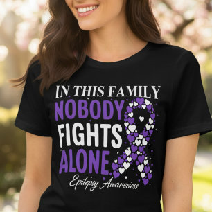 T-shirt En Tri-matière Personne ne se bat seul Famille d'épilepsie