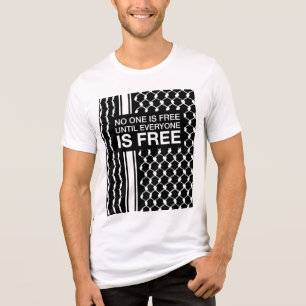 T-shirt En Tri-matière Personne N'Est Libre Tant Que Tout Le Monde N'Est