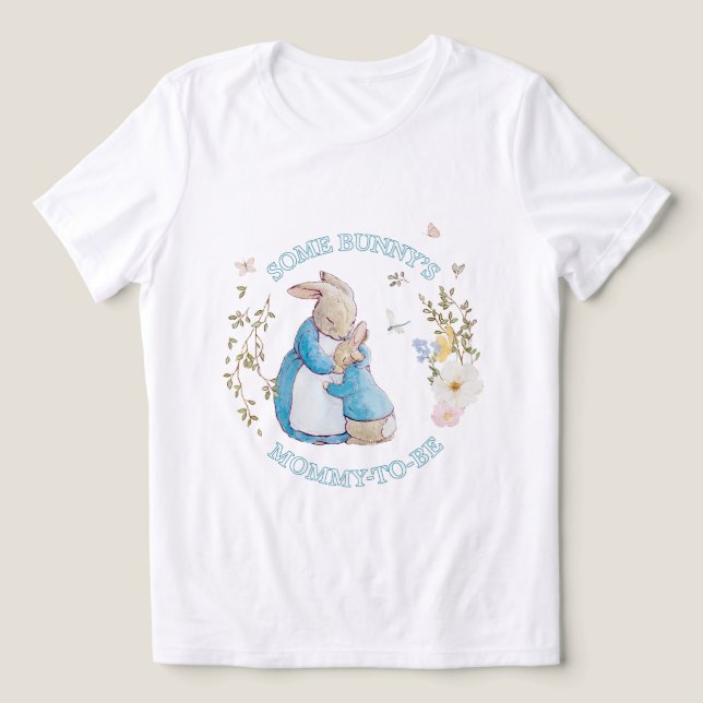T-shirt En Tri-matière Peter Mme Rabbit Beatrix Maman sera (Design Recto)