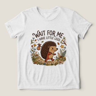 T-shirt En Tri-matière Petit Hérisson Mignon Voyageur aux Petites Pattes