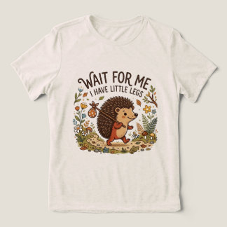 T-shirt En Tri-matière Petit Hérisson Mignon Voyageur aux Petites Pattes
