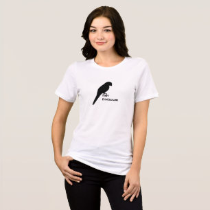 T-shirt En Tri-matière Petit Perroquet Dinosaure Silhouette – Joli Perroq