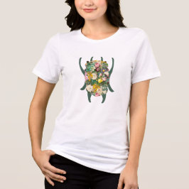 T-shirt En Tri-matière Petit Scarabée à Gradient Vert à Teal