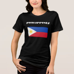 T-shirt En Tri-matière PHILIPPINES Spécial Personnalisable Black Tourist