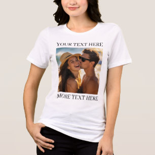 T-shirt En Tri-matière Photo et Texte