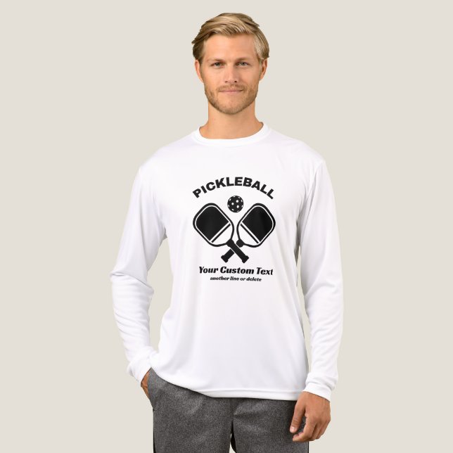 T-shirt En Tri-matière Pickleball Club Personnalisé (Recto complet)