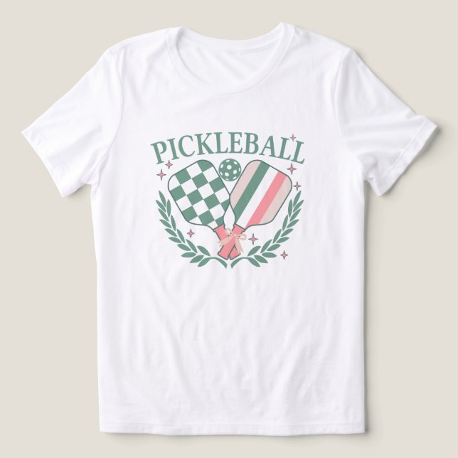 T-shirt En Tri-matière Pickleball Crossed Paddles (Design Recto)
