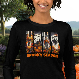 T-shirt En Tri-matière Pinceau Saison Effrayante Halloween Automne