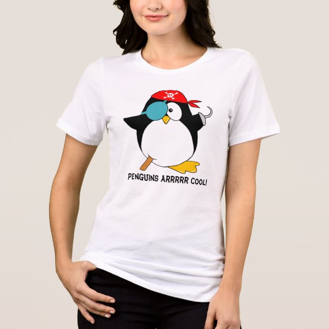 T-shirt En Tri-matière Pirate Penguin cool (Recto)