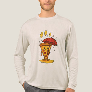 T-shirt En Tri-matière Pizza sous la pluie au fromage