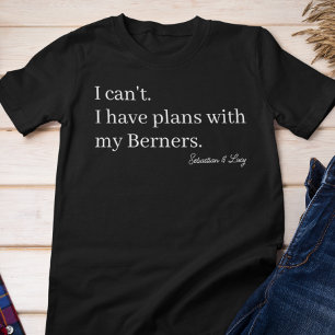 T-shirt En Tri-matière Plans mignons avec ma maman de chien de Berne pers