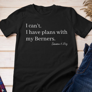 T-shirt En Tri-matière Plans mignons avec ma maman de chien de Berne pers