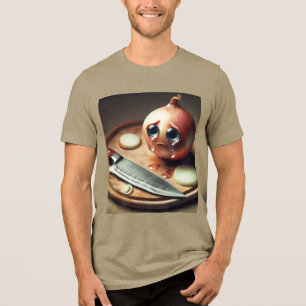 T-shirt En Tri-matière Pleurage d'oignon de triste Imaginaire