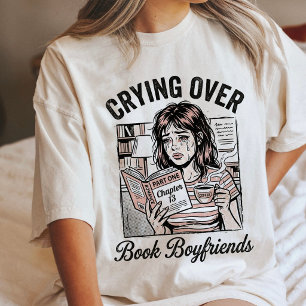 T-shirt En Tri-matière Pleurer sur les petits amis de livre Pop Art Lectr