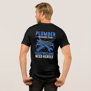 T-shirt En Tri-matière Plombier Drôle Parce que les Électriciens Ont Beso