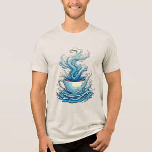 T-shirt En Tri-matière Plongée de café : Art dynamique