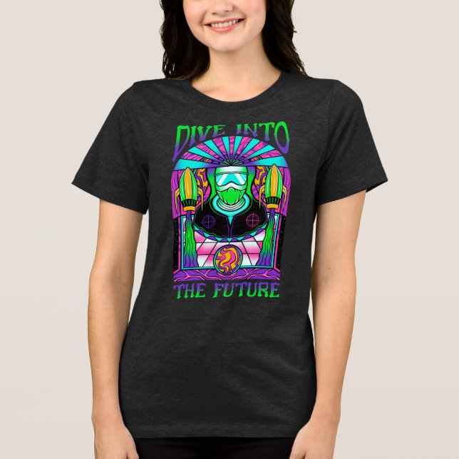 T-shirt En Tri-matière Plongez dans l'avenir (Recto)