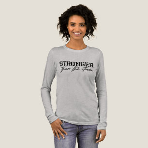 T-shirt En Tri-matière Plus fort que la tempête, conception de foi pour b
