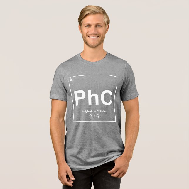 T-shirt En Tri-matière Podcast de collision en polyèdre - Élément (Recto plein)