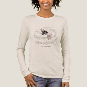 T-shirt En Tri-matière Poésie Peinte Douce–Manches Longues par H.G. Alexa