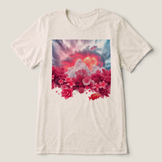 T-shirt En Tri-matière Poisson rose