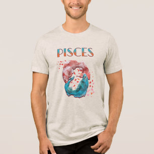 T-shirt En Tri-matière Poissons Zodiaque Horoscope Signe d'Eau Astrologie