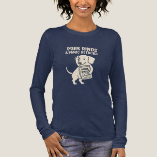 T-shirt En Tri-matière Pork Rinds & Panic Attacks | Anxious Dachshund