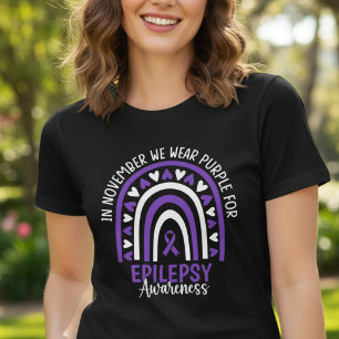 T-shirt En Tri-matière Porter du violet en novembre pour la sensibilisati