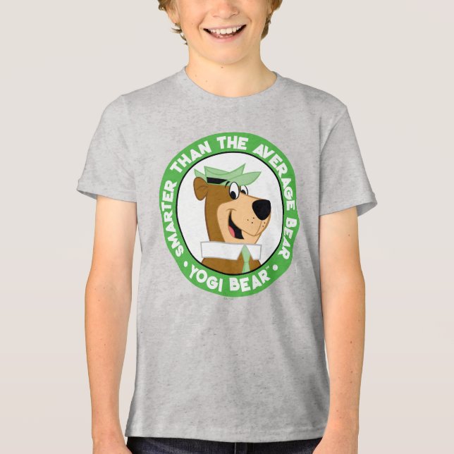 T-shirt En Tri-matière Portrait souriant de l'ours de Yogi (Recto)