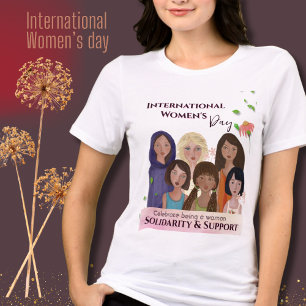 T-shirt En Tri-matière Portraits pour la Journée des femmes