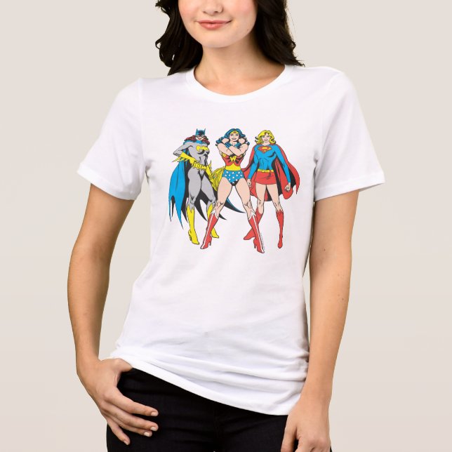 T-shirt En Tri-matière Pose superhéroïne (Recto)