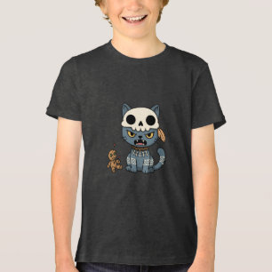 T-shirt En Tri-matière Poupée Vaudou de Chat Sorcière