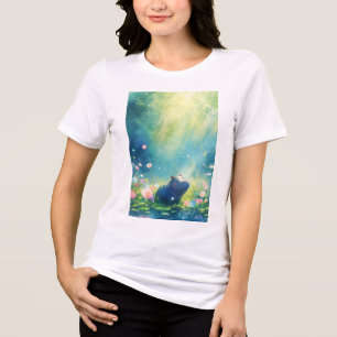 T-shirt En Tri-matière Prairie de l'étang magique de l'Hippopotame