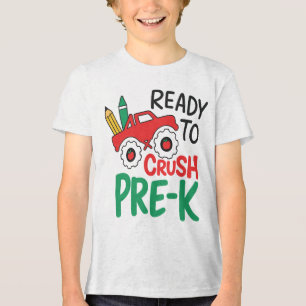 T-shirt En Tri-matière Prêt à déchirer en pré-maternelle pour les garçons