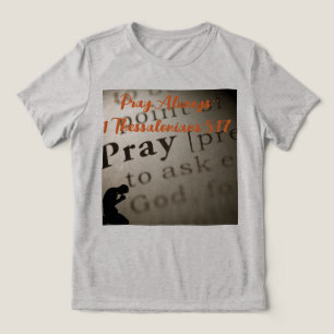 T-shirt En Tri-matière ''Priez Toujours''
