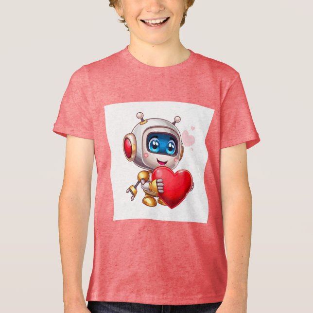 T-shirt En Tri-matière Printed Kids Shirts – Fun Designs for Everyday Com (Recto)